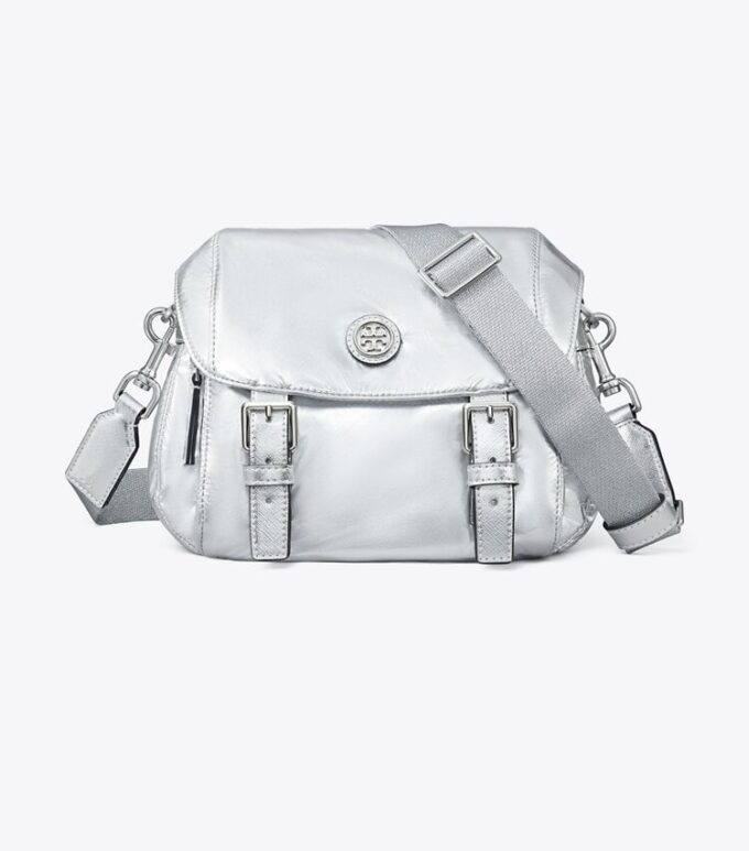 Bolso mensajero pequeño Virginia Metallic Bolso mensajero pequeño Virginia Metallic