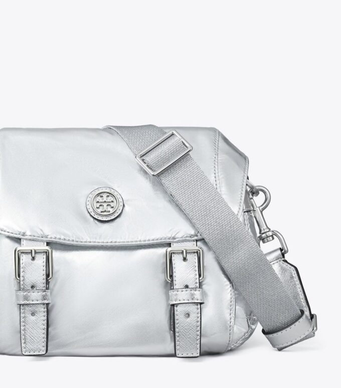 Bolso mensajero pequeño Virginia Metallic Bolso mensajero pequeño Virginia Metallic