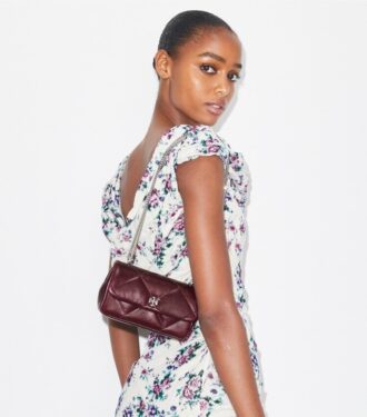 Bolso mini con solapa acolchado Kira Diamond