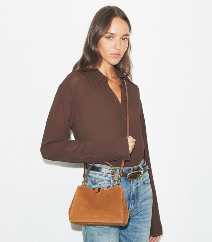 Bolso mini Eleanor de ante Bolso mini Eleanor de ante