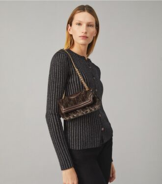 Bolso mini Fleming de terciopelo suave
