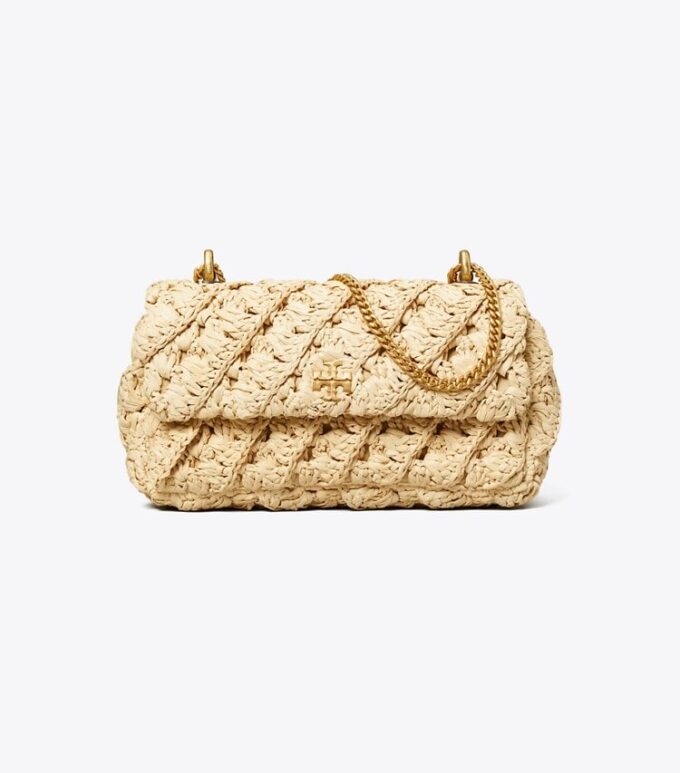 Bolso Mini Kira con solapa tejida