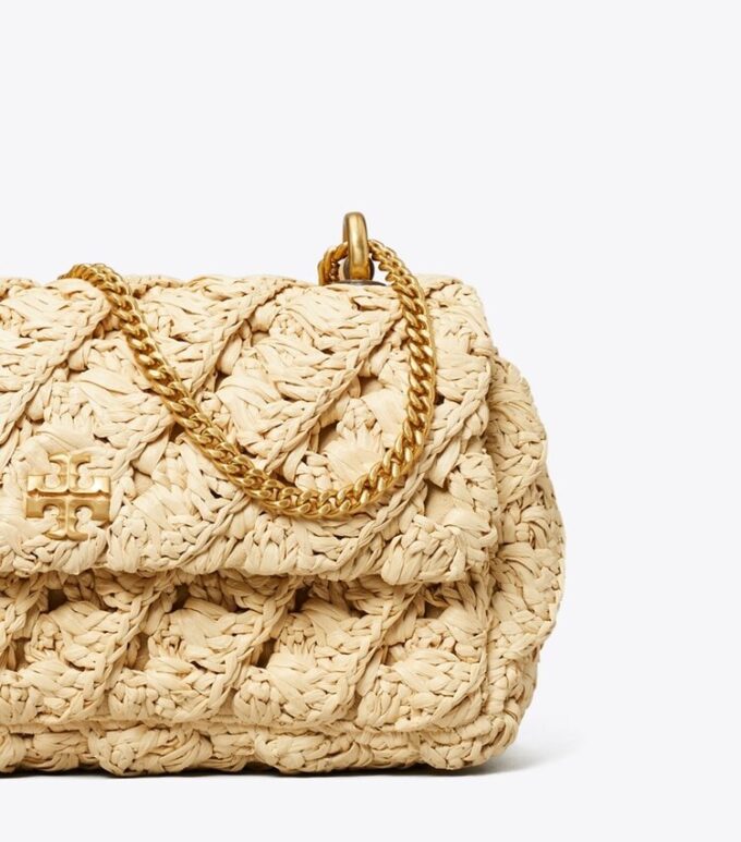 Bolso Mini Kira con solapa tejida