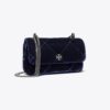 Bolso mini Kira Diamond Quilt Velvet Pavé Flap Bolso mini Kira Diamond Quilt Velvet Pavé Flap