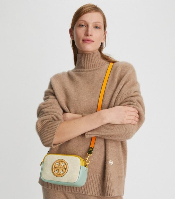 Bolso mini Perry Bombé de lona Bolso mini Perry Bombé de lona