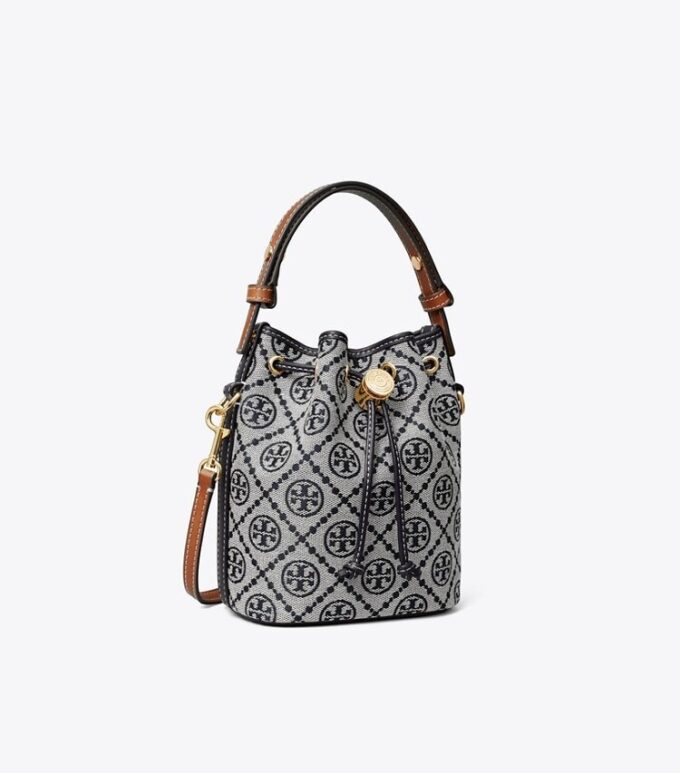 Bolso mini tipo cubo con T Monogram