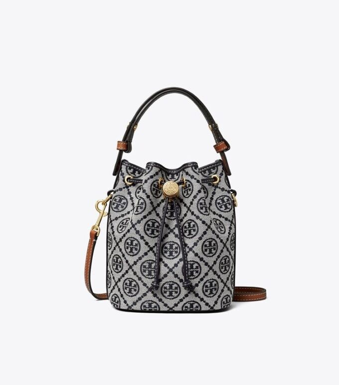 Bolso mini tipo cubo con T Monogram