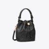 Bolso mini tipo cubo con T Monogram en piel granulada Bolso mini tipo cubo con T Monogram en piel granulada