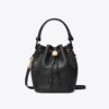 Bolso mini tipo cubo con T Monogram en piel granulada Bolso mini tipo cubo con T Monogram en piel granulada