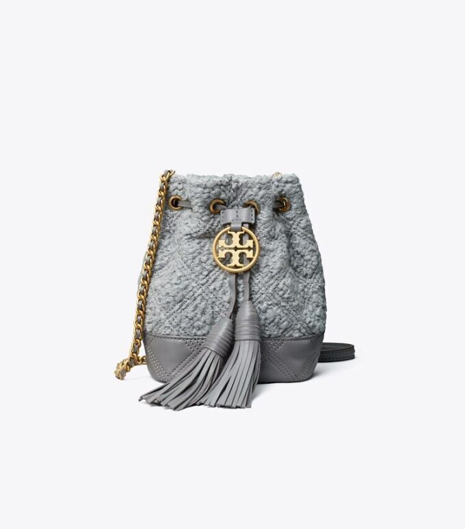 Bolso mini tipo cubo Fleming Soft Bouclé Bolso mini tipo cubo Fleming Soft Bouclé