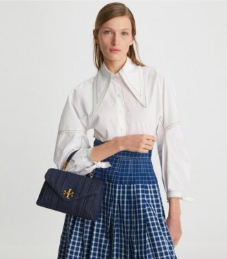 Bolso pequeño acolchado Kira Denim