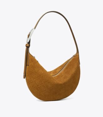 Bolso pequeño Balloon con monograma T Monogram en ante