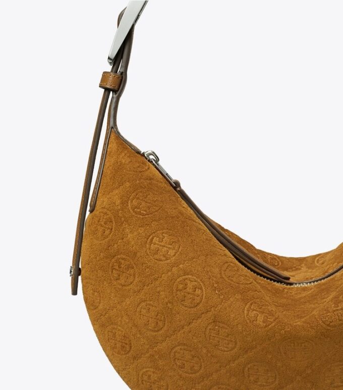 Bolso pequeño Balloon con monograma T Monogram en ante Bolso pequeño Balloon con monograma T Monogram en ante