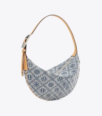Bolso pequeño Balloon con monograma T Monogram en denim