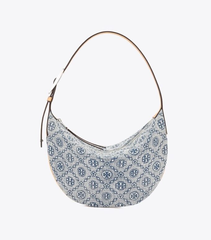 Bolso pequeño Balloon con monograma T Monogram en denim Bolso pequeño Balloon con monograma T Monogram en denim