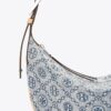 Bolso pequeño Balloon con monograma T Monogram en denim Bolso pequeño Balloon con monograma T Monogram en denim