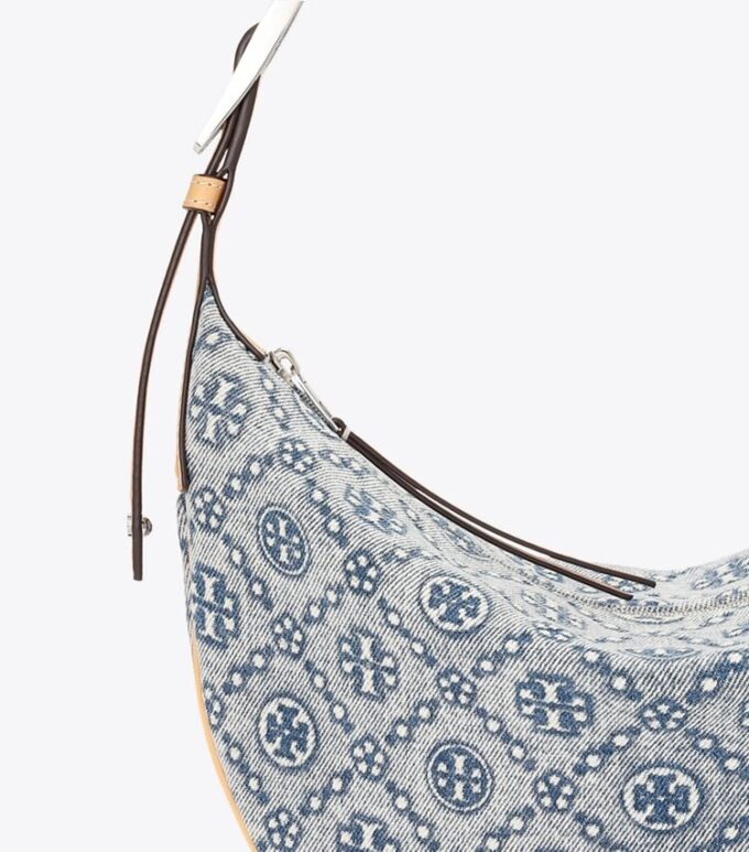 Bolso pequeño Balloon con monograma T Monogram en denim Bolso pequeño Balloon con monograma T Monogram en denim