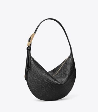 Bolso pequeño Balloon con monograma T Monogram en titanio claro