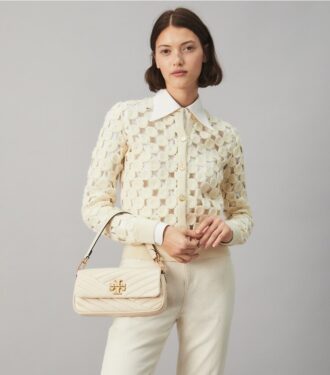Bolso pequeño con solapa Kira Chevron