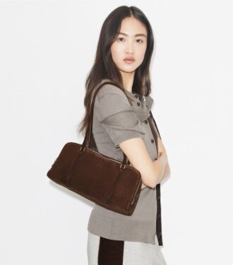 Bolso pequeño de ante Marshmallow