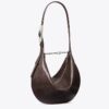 Bolso pequeño de cuero tipo globo Bolso pequeño de cuero tipo globo