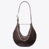 Bolso pequeño de cuero tipo globo Bolso pequeño de cuero tipo globo