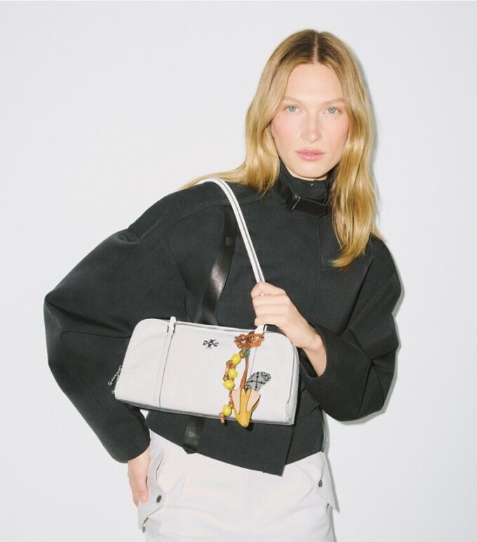 Bolso pequeño de piel arrugada Marshmallow Bolso pequeño de piel arrugada Marshmallow