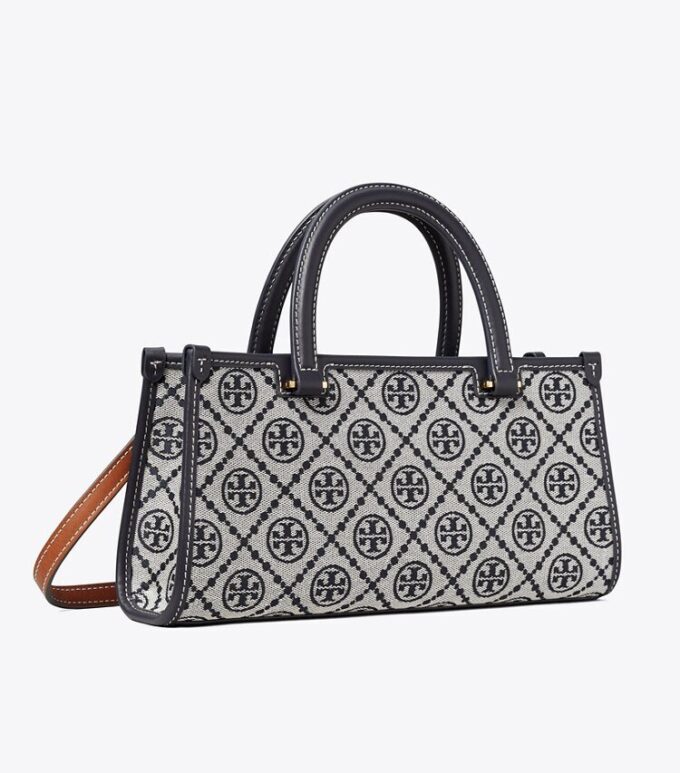 Bolso pequeño East-West con T Monogram