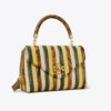 Bolso pequeño Kira Stripe con asa superior