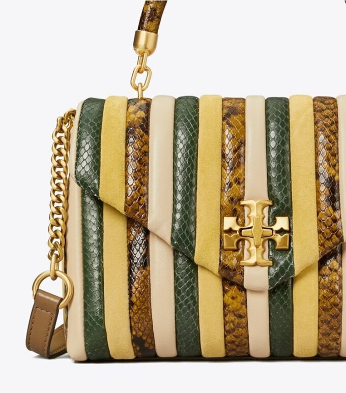 Bolso pequeño Kira Stripe con asa superior