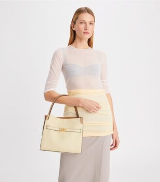 Bolso pequeño Lee Radziwill Pebbled Double