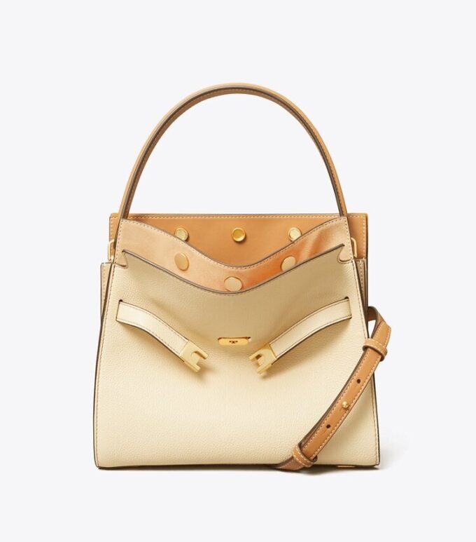 Bolso pequeño Lee Radziwill Pebbled Double