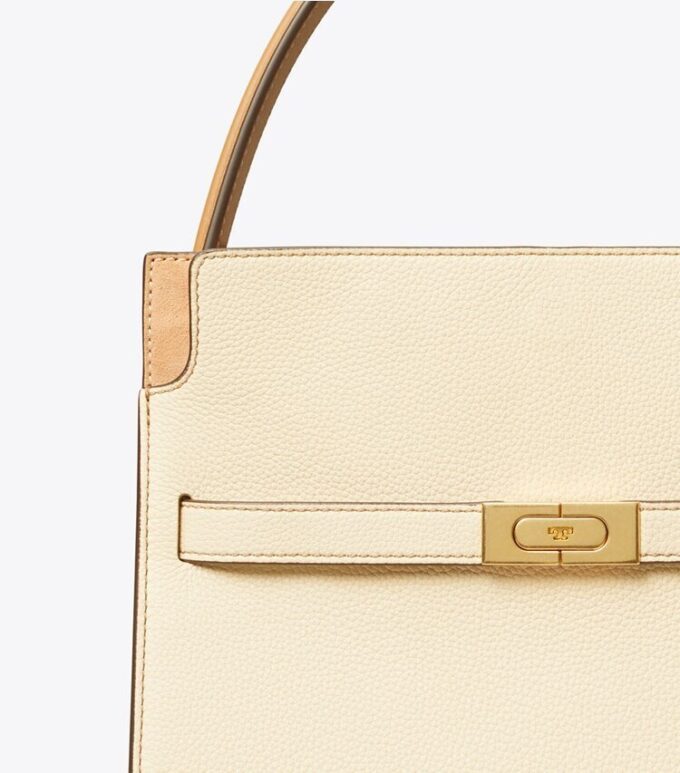 Bolso pequeño Lee Radziwill Pebbled Double
