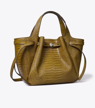 Bolso pequeño Romy con estampado de cocodrilo