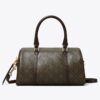 Bolso pequeño tipo barril de lona recubierta con T Monogram Bolso pequeño tipo barril de lona recubierta con T Monogram