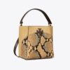 Bolso pequeño tipo cubo McGraw con estampado de serpiente Bolso pequeño tipo cubo McGraw con estampado de serpiente
