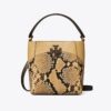 Bolso pequeño tipo cubo McGraw con estampado de serpiente Bolso pequeño tipo cubo McGraw con estampado de serpiente