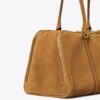 Bolso satchel de ante color Marshmallow Bolso satchel de ante color Marshmallow