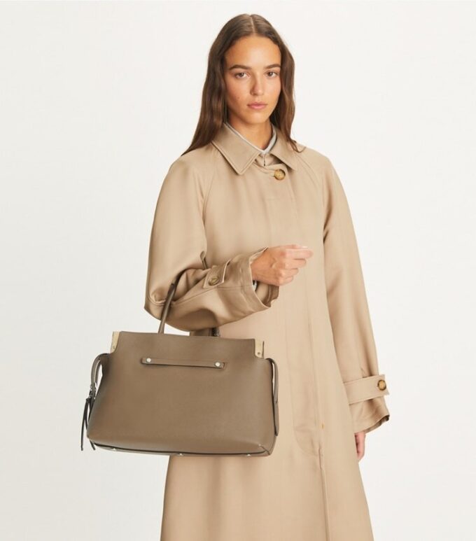 Bolso satchel grande Mercer Pebbled Bolso satchel grande Mercer Pebbled