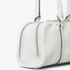 Bolso satchel mini de piel arrugada color Marshmallow Bolso satchel mini de piel arrugada color Marshmallow