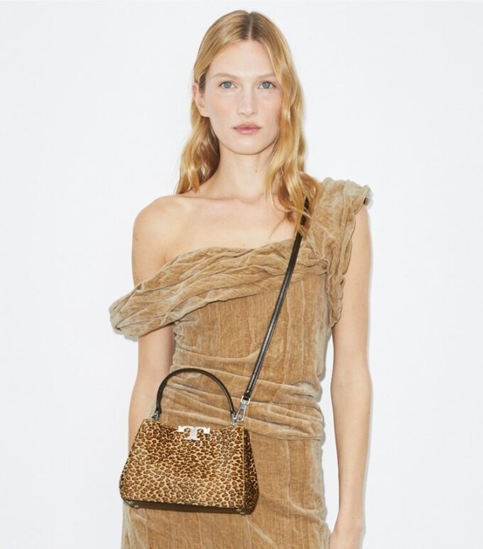 Bolso satchel Mini Eleanor de piel de becerro Bolso satchel Mini Eleanor de piel de becerro