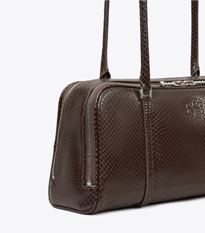 Bolso satchel pequeño con relieve Marshmallow Bolso satchel pequeño con relieve Marshmallow