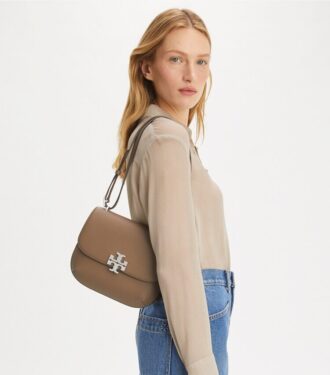 Bolso tipo alforja Eleanor Pebbled Slim