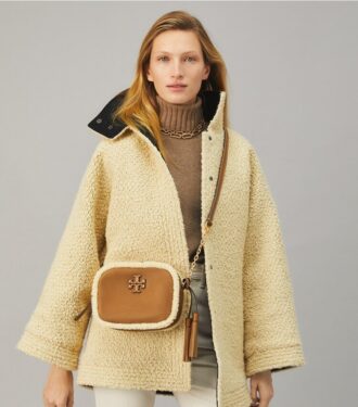 Bolso tipo bandolera de piel de oveja McGraw