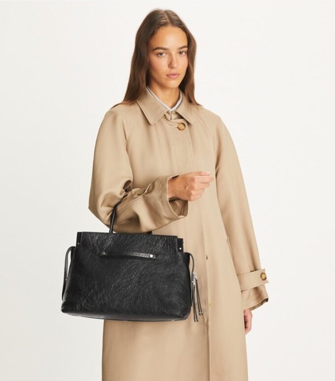 Bolso tipo cartera grande Mercer desgastado