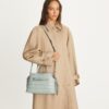 Bolso tipo cartera Mercer con relieve de cocodrilo Bolso tipo cartera Mercer con relieve de cocodrilo