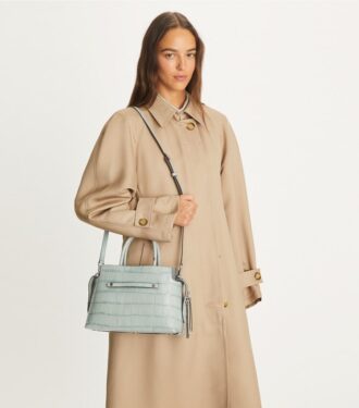 Bolso tipo cartera Mercer con relieve de cocodrilo Bolso tipo cartera Mercer con relieve de cocodrilo
