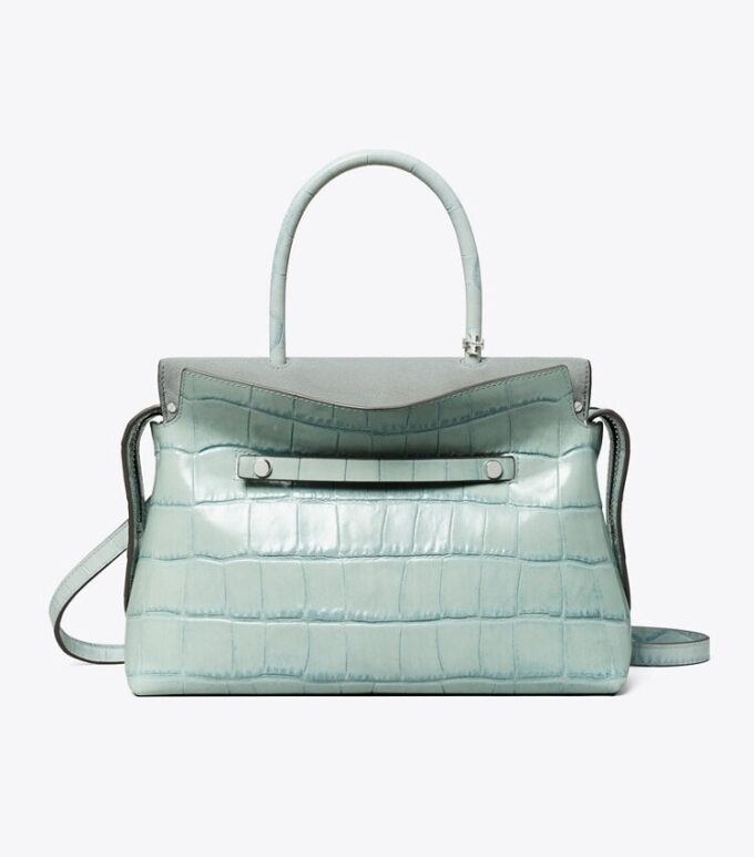 Bolso tipo cartera Mercer con relieve de cocodrilo Bolso tipo cartera Mercer con relieve de cocodrilo