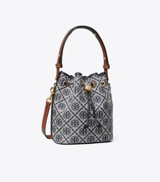 Bolso tipo cubo con T Monogram