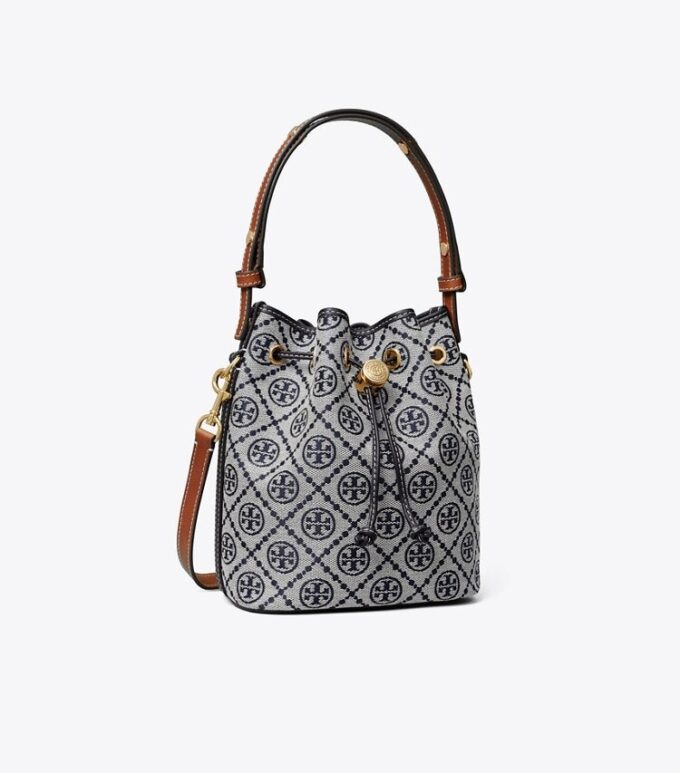 Bolso tipo cubo con T Monogram
